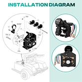 golf cart forward and reverse switch